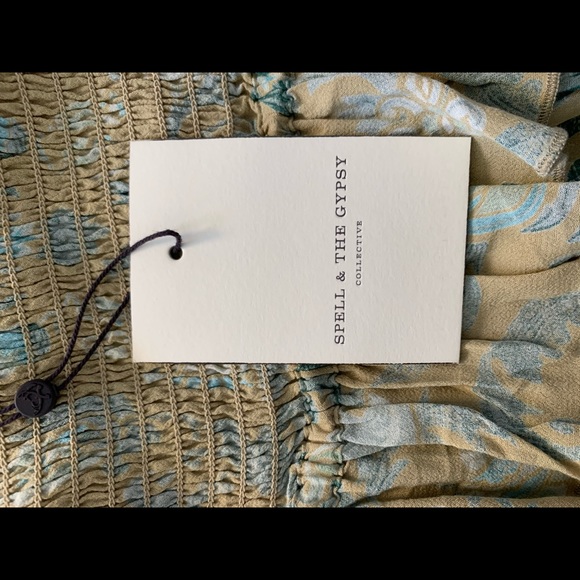 NWT Spell Aurora Peasant Top M - Picture 4 of 10